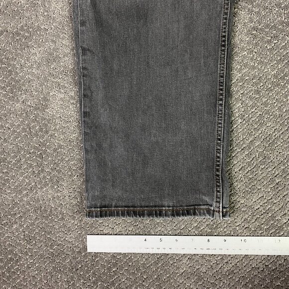 Levi's 569 Jeans Men's 40 x 30 Gray Black Fits 42 x 28 - Picture 12 of 14